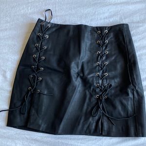Forever 21 pleather skirt